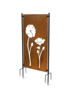 Poppy Corten Steel Screen -Yard Tool Store 3 4 crop 8612984 3180