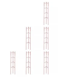 Stacking Tomato Ladders, Set Of 6 -Yard Tool Store 40309 Red stacking tomato ladders set of 6 red tif