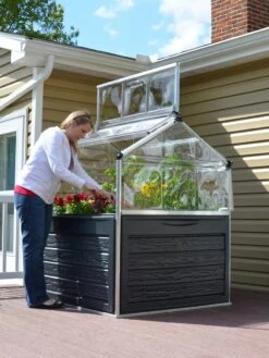 Canopia® By Palram Plant Inn™ Raised Bed Greenhouse, 4' X 4' 16 Canopia® By Palram Plant Inn™ Raised Bed Greenhouse, 4' X 4' -Yard Tool Store 8588308 02V tif