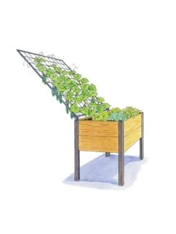 Space-Maker Pivoting Trellis, 4' 6 Space-Maker Pivoting Trellis, 4' -Yard Tool Store 8590247 SMTrellis 4ft tif