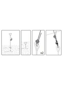 Canopia® By Palram Anchoring Kit For The Palram - Canopia Greenhouses -Yard Tool Store 8591357 08v 1