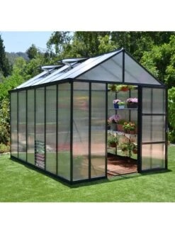 Canopia® By Palram Glory™ Greenhouse, 8' -Yard Tool Store 8591548 01v