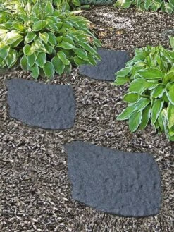 Recycled Rubber Flagstone Stepping Stone 20 Recycled Rubber Flagstone Stepping Stone -Yard Tool Store 8594282 001V tif