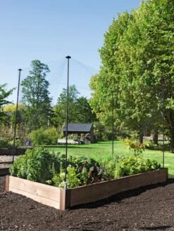 Protection Stakes For Netting, Set Of 4 -Yard Tool Store 8594434 0015 tif