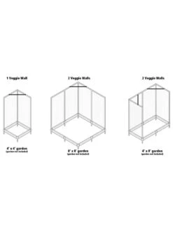 Stack & Extend Veggie Wall -Yard Tool Store 8595683 03V 3 4