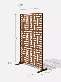 Veradek 3-Panel Privacy Screen Set, Blocks 13 Veradek 3-Panel Privacy Screen Set, Blocks -Yard Tool Store 8599185 11V tif