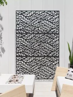 Veradek 3-Panel Privacy Screen Set, Flowleaf 10 Veradek 3-Panel Privacy Screen Set, Flowleaf -Yard Tool Store 8599187 09V tif