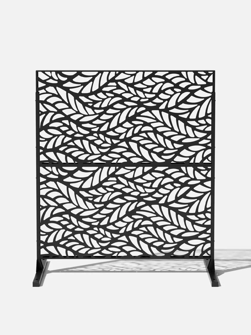 Veradek 2-Panel Privacy Screen Set, Flowleaf 6 Veradek 2-Panel Privacy Screen Set, Flowleaf - Image 6