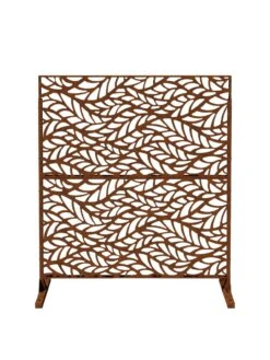 Veradek 2-Panel Privacy Screen Set, Flowleaf 13 Veradek 2-Panel Privacy Screen Set, Flowleaf -Yard Tool Store 8599212 13V tif