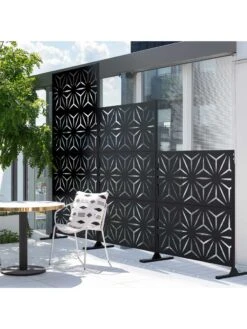 Veradek 2-Panel Privacy Screen Set, Star -Yard Tool Store 8599214 08v