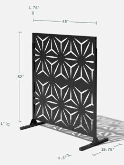 Veradek 2-Panel Privacy Screen Set, Star -Yard Tool Store 8599214 11v