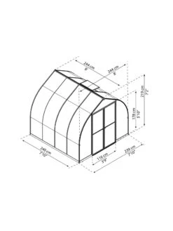 Canopia® By Palram Bella™ Greenhouse, 8' -Yard Tool Store 8599337 08v