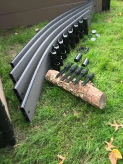 Curved Composite Landscape Edging Kit With 1" Boards 9 Curved Composite Landscape Edging Kit With 1" Boards -Yard Tool Store 8599404 16V tif