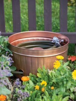 Classic Copper Hose Pot -Yard Tool Store 8600238 0057