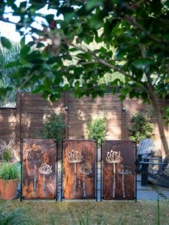 Queen Anne's Lace Corten Steel Screen -Yard Tool Store 8609526 6301 tif