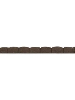 Roman Stone Recycled Rubber Landscape Edging, 4' -Yard Tool Store 8609898 03V tif