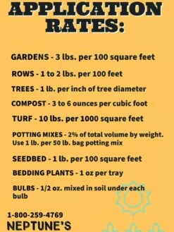 Neptune's Harvest Crab & Lobster Shell Plant Food, 4 Pound -Yard Tool Store 8610162 04V tif