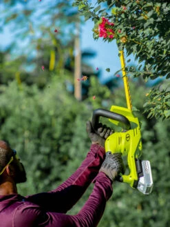 Sun Joe 24V-HT22-LTE 24-Volt ION+ Cordless Hedge Trimmer Kit | 22-Inch | W/ 2.0-Ah Battery And Charger -Yard Tool Store 8610657 08v