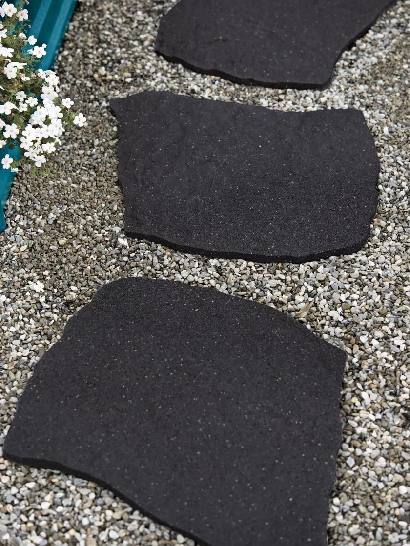 Recycled Rubber Flagstone Stepping Stone 2 Recycled Rubber Flagstone Stepping Stone - Image 2