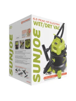 Sun Joe® 8-Gal 1200W 6.5 Pk HP Wet/Dry Shop Vac, HEPA,w/Cleaning Attachments -Yard Tool Store 8612522 01v