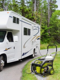 Sun Joe® 4,100/3,300-Running Watt Propane Powered Portable Generator W/24VBattery Starter -Yard Tool Store 8612525 07v