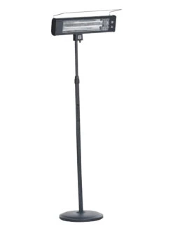 Sun Joe® 1500W Elec. Infrared OD Patio Heater, Adjust Ht. Range, W/Wall Bracket & Cover
