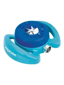 Aqua Joe® AJ-TSSBM Indestructible 9-Pattern Metal Turret Sprinkler -Yard Tool Store 8612869 02v