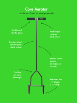 Yard Butler® Lawn Coring Aerator -Yard Tool Store 8613158 02v