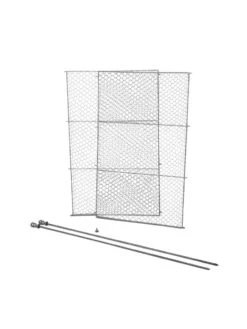 Tall Chicken Wire Critter Fence Extension Panel, Set Of 2 -Yard Tool Store 8613262 6063 tall chicken wire critter fence extension panel set of 2 galvanized