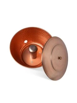 Hammered Copper Hose Pot With Lid -Yard Tool Store 8613311 5811