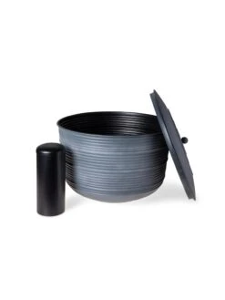 Ribbed Hose Pot With Lid -Yard Tool Store 8613332 5804