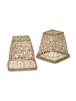 Bamboo Cloche, Set Of 2 -Yard Tool Store 8613351 4693