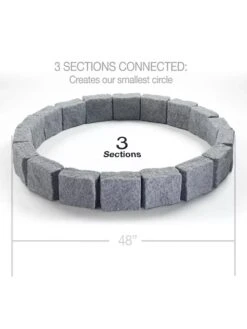 Beuta™ 6-Block Edging Section, 4 Pack -Yard Tool Store 8614155 04V 3 4